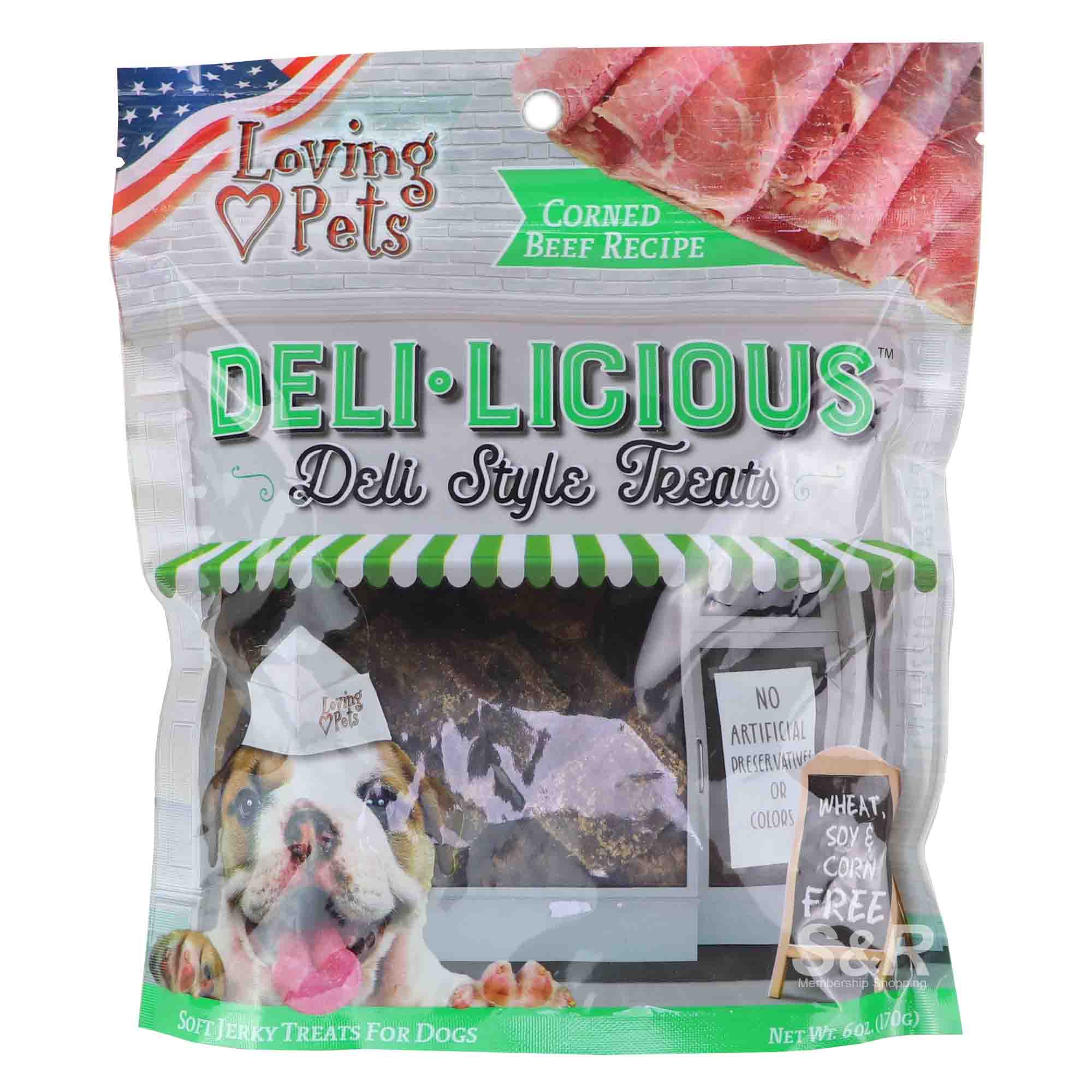 Loving Pets Deli-Licious Corned Beef Dog Treats 170g